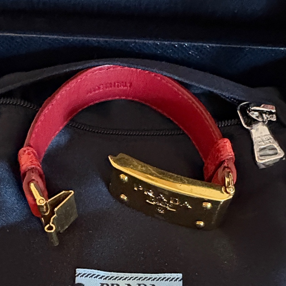 Prada Women's Red and Gold Watch - Picture 3 of 4